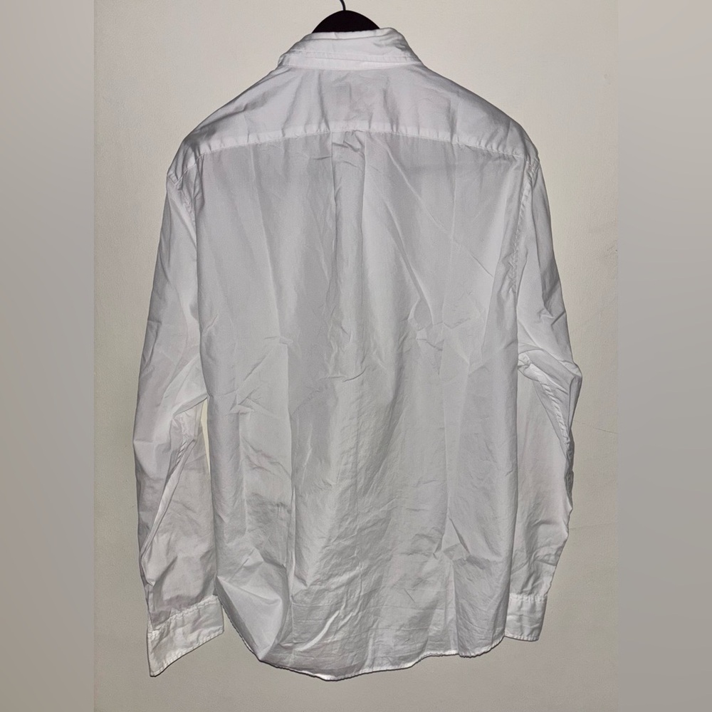 NWOT J.Crew Secret Wash Classic cotton poplin Button Down shirt Large White - Picture 7 of 11